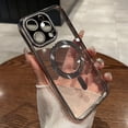 thumbnail image 2 of Funda para teléfono Apple 15 Pro Max con galvanoplastia y carga magnética, lente integrada, compatible con iPhone 14, anticaídas., 2 of 8