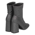 thumbnail image 4 of New Women Cape Robbin Sam-2 Glitter Leatherette Block Heel Bootie, 4 of 6