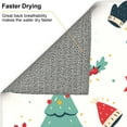 thumbnail image 6 of XMXT Microfiber Drying Mats, Christmas Pattern Flat Design Absorbent Dish Drying Mat for Kitchen Counter, 16 x 18 inches, 6 of 9