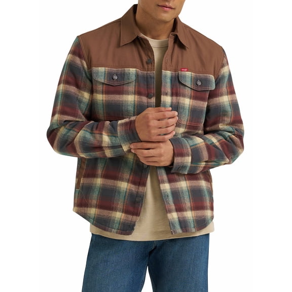 Wrangler® Men's Heavyweight Quilt-Lined Shirt Jacket