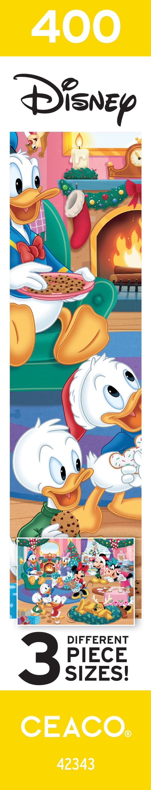 Ceaco - Christmas - Disney - Minnie's Cookie Kitchen - 400 Piece Together Time Interlocking Jigsaw Puzzle