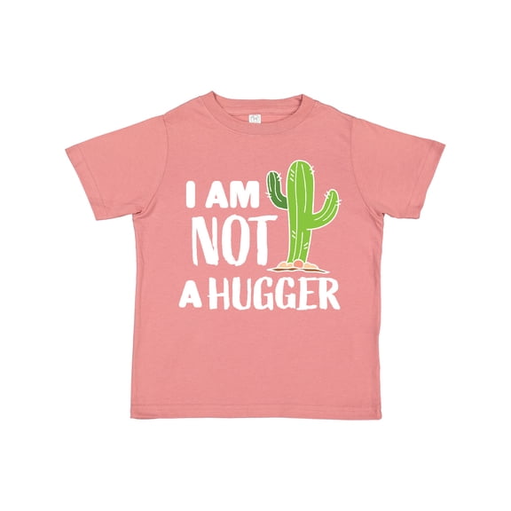 Inktastic I am Not a Hugger with Cactus Boys or Girls Toddler T-Shirt