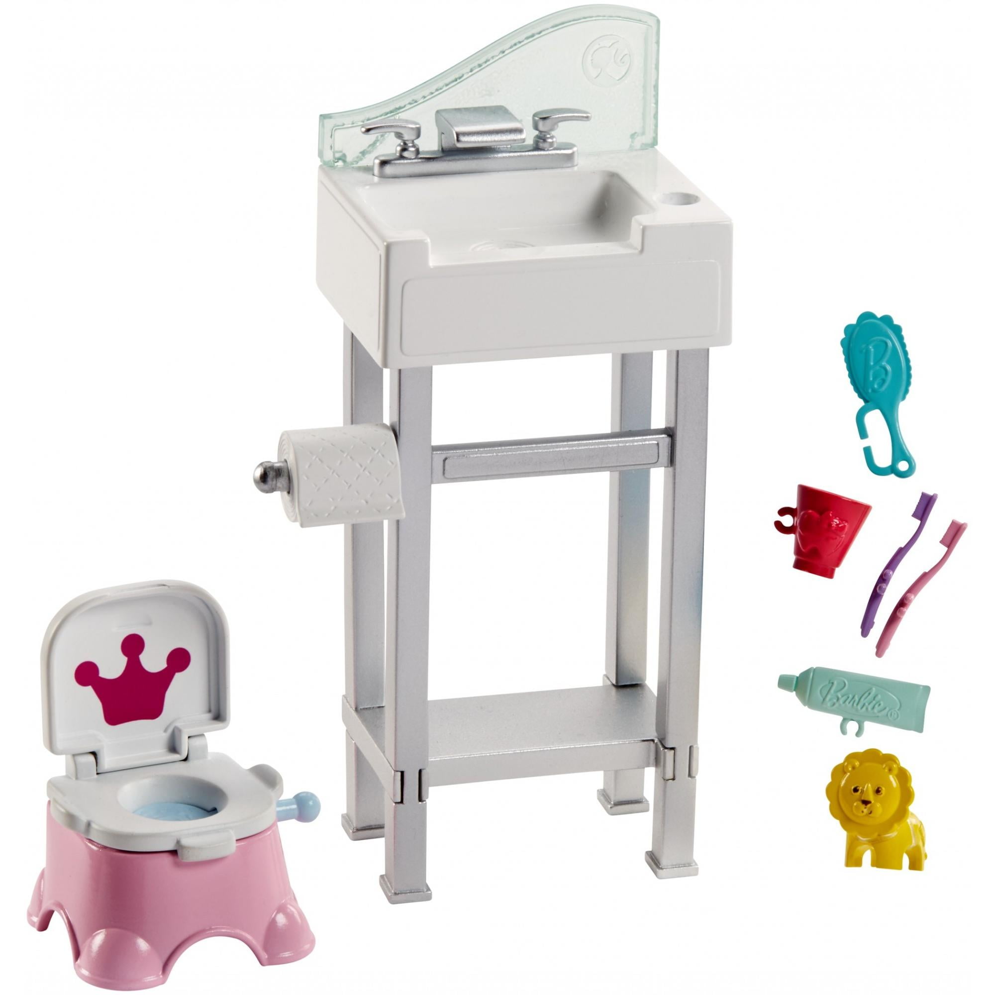 barbie skipper babysitting potty training playset