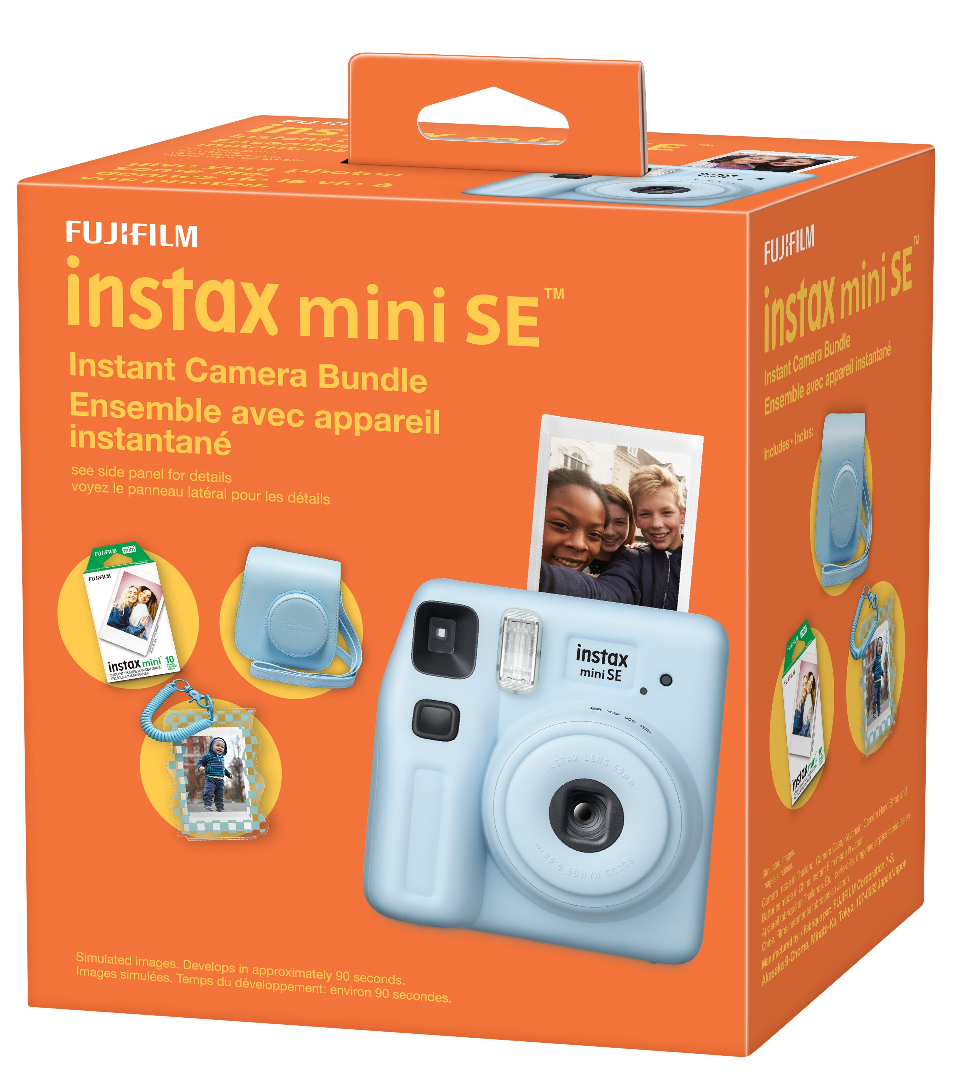 instax mini SE Instant Camera Bundle - Blue