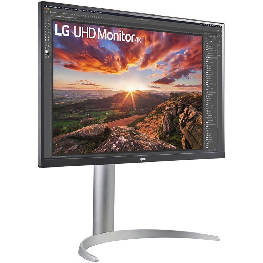 LG 27UP850-W 27" 4K (3840x2160) 5ms IPS FreeSync Monitor,&nbsp;Silver (Used) - image 2 of 3