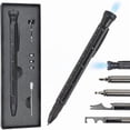 thumbnail image 2 of Gifts for Men, 12 in 1 Multitool Pen with Stress Relief Accessory, Flashlight Pen Bottle/Box Opener Hook Remover Lightweight Wrench, Cool Gadgets Tool, 2 of 5