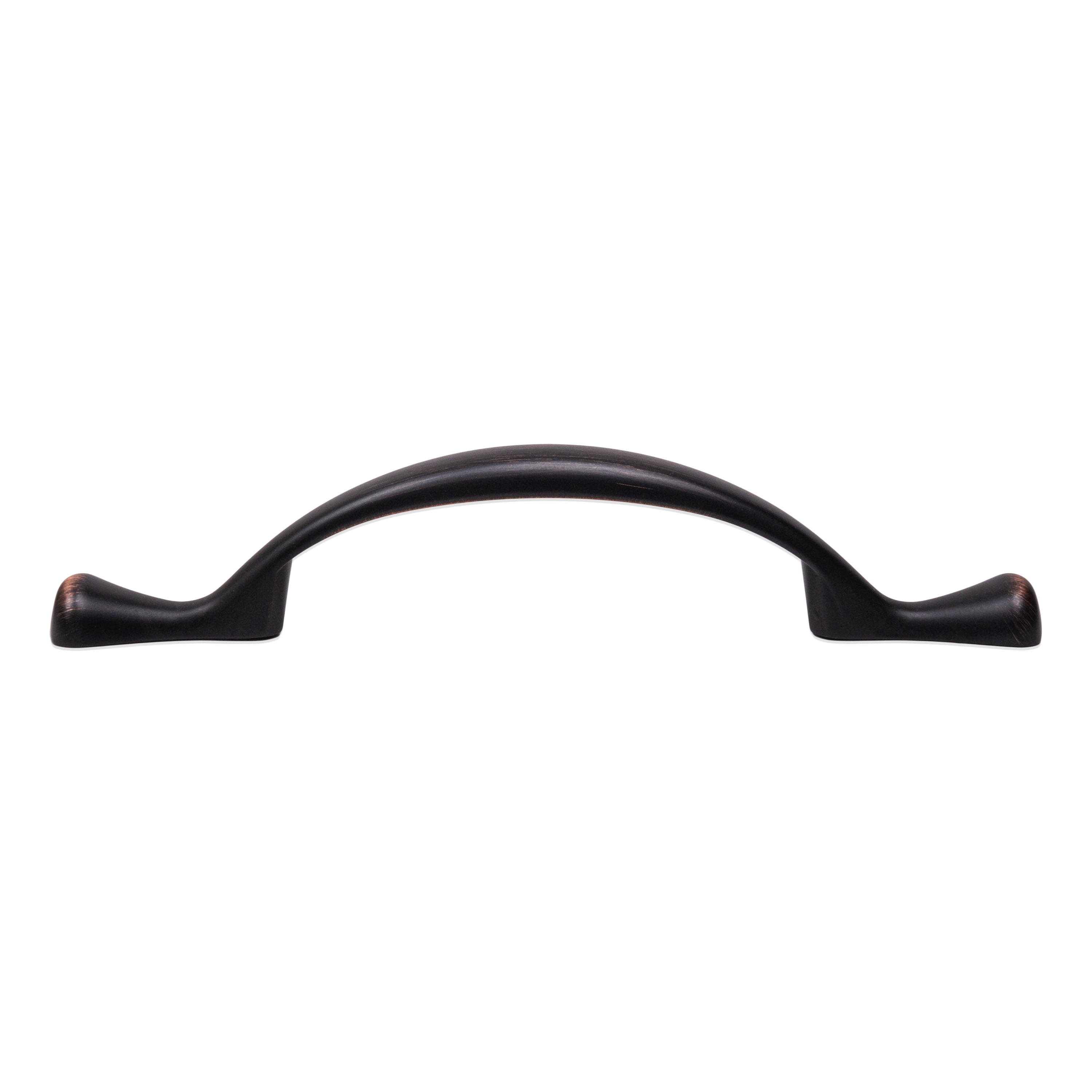 Mainstays 3" (76mm) Center-to-Center Footed Cabinet Pull, Oil Rubbed Bronze, 2 Pack