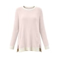 thumbnail image 2 of Bixock Women's Maternity Tops Long Sleeve Shirts Crew Neck Soild Color Loose Casual Pregnant Pullover Tops Soft Comfortable Daily Wear Maternity Clothings, 2 of 6