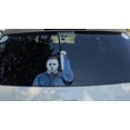 thumbnail image 7 of Masked Michael Serial Killer with Knife WiperTags for Horror fans attaches to rear vehicle wiper blades. Made in USA., 7 of 7