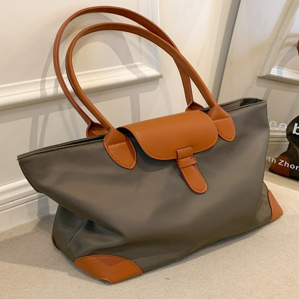 Double handle shoulder bag outlet