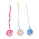 thumbnail image 1 of 3Pcs Cat Plush Ball Interactive Cat Fuzzy Chew Balls with Bells for Indoor Cats Kitten Flower Color, 1 of 1