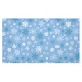 thumbnail image 3 of ABPHQTO Copos de nieve de invierno, juegos de manteles de Damasco coloridos, 150x260 cm, patrón de copos de nieve sin costuras, mantel elegante, cubierta de tela para mesa de escritorio, 3 of 3