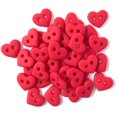 thumbnail image 1 of Buttons Galore Petits Boutons-Cœur Rouge GBTB-1826, 1 of 4