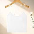 thumbnail image 2 of Enridrech Women's Spaghetti Strap Tank Top Summer Comfort Sleeveless Solid Color Crop Basic Tanks Tops for Women, 2 of 5