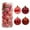 Red, variant on Christmas Ornaments, 24PCS Painted Plastic Balls Hanging Decorations for Tree Decor, Festive Christmas Tree Pendants and Holiday Decorative Accessories, Home, Party Dark Blue
