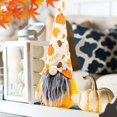 thumbnail image 4 of Fall Gnome Autumn Tomte Farmhouse Home Decor Shelf Sitter Nordic Sueco Nisse Elf Enano Día de Acción de Gracias Regalo, Juego de 3 Vhermosa WRJM-403, 4 of 4
