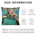 thumbnail image 5 of COMIO  Hawaiian Animal Sea Turtle Throw Pillow Covers Decorative Square Cushion Case Modern Farmhouse Pillowcase for Couch Sofa Bed Car Living Room Home Decor, 5 of 5