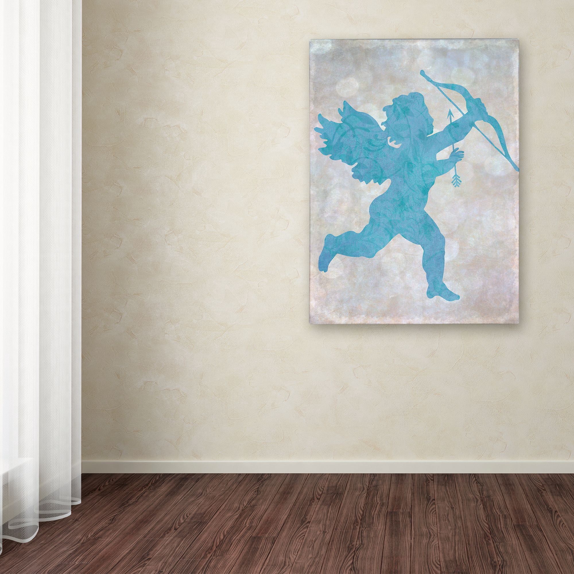 Trademark Fine Art 'Cupid Blue' Canvas Art by Cora Niele