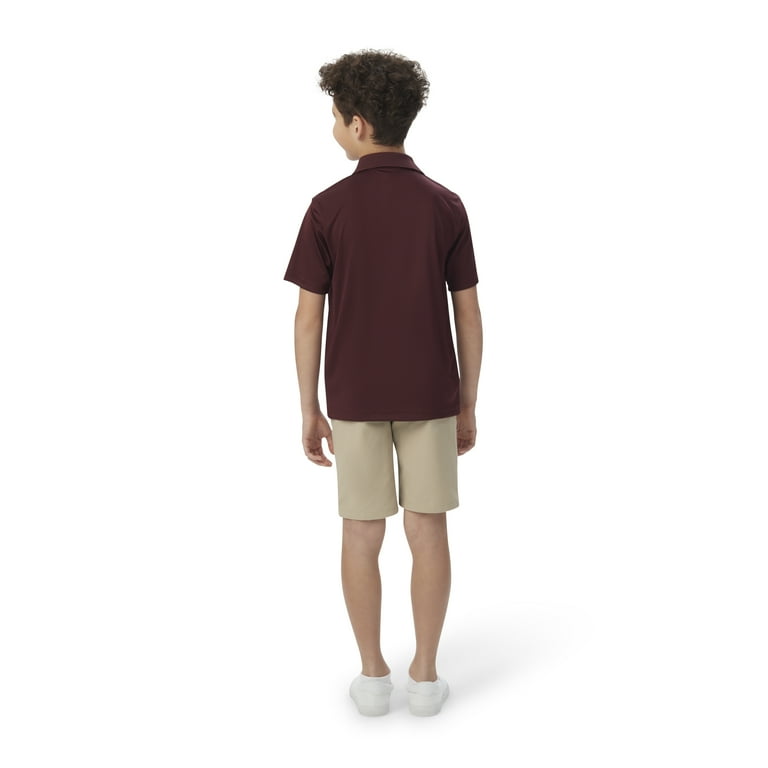 French Toast Boys' Moisture Wicking Sport Polo Shirt photo 6