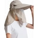 thumbnail image 2 of Women Upf+50 Detachable Face Mask Neck Flap Visor Wide Brim Sun Hats, 2 of 5