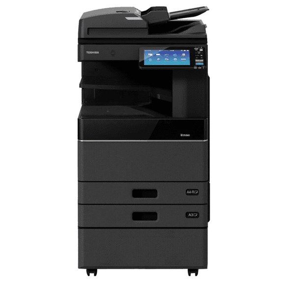 Restored Toshiba e-STUDIO 3008A Monochrome Multifunction Copier Printer Scanner 30 PPM Print Copy Scan Network Laser