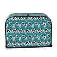 thumbnail image 6 of Toaster Covers 2 Slice, Cow farm anima blue funny Waterproof Bread Machine Cover Fits for Standard 2 Slice Toasters, Home Decor Toaster Protection with Hanging Rope, 6 of 7