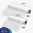 thumbnail image 6 of Syntus Commercial Grade Vacuum Sealer Bag Rolls, 1 Roll 11" x 20' & 1 Roll 8" x 20' BPA-Free Food Vacuum Bags for Storage, Meal Prep, Sous Vide, 6 of 6