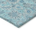 thumbnail image 4 of Addison Rugs Chantille Indoor/Outdoor Transitional Floral Aqua Washable Rectangle Rug, 8' x 10', 4 of 6