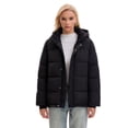 thumbnail image 2 of Chaqueta PUFFIT PUFFIT para mujer, chaqueta acolchada de longitud media para invierno, 2 of 6