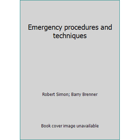 Emergency procedures and techniques, Used [Paperback]
