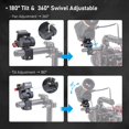 thumbnail image 4 of Field Monitor Holder Mount with 15mm Rod Clamp and NATO Clamp- N54-H3, 4 of 5