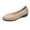Khaki, variant on Women's Ballet Flats Comfortable Dressy Work Low Wedge Arch Support Flats Shoes
