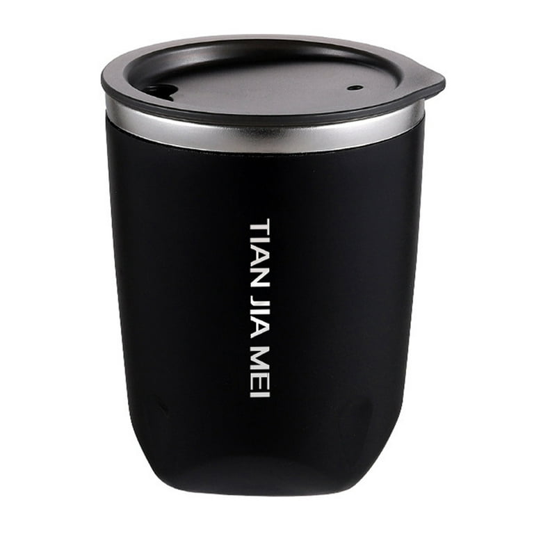 Durable Double Layer Vacuum Insulated Tumbler for Cold Hot Drinks 300ml  Insulated Water Cup Coffee Travel Mug with Lid