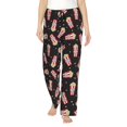 thumbnail image 1 of Fotbe Popcorn Pantalones de Pijama para Mujer, Pantalones de Dormir, Pantalones Pj con Cordón y Bolsillos-XX-Large, 1 of 6