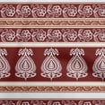 thumbnail image 1 of oneOone Cotton Jersey Maroon Fabric Asian Block Diy Clothing Quilting Fabric Print Fabric By Yard 58 Inch Wide, 1 of 4