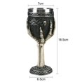 thumbnail image 5 of Taza de acero inoxidable con forma de calavera de vino, 200 ml, para fiesta de Halloween, 5 of 5