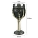 thumbnail image 5 of Taza de acero inoxidable con forma de calavera de vino, 200 ml, para fiesta de Halloween, 5 of 5