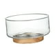 thumbnail image 4 of para aperitivos, cuenco con Base de madera, bandeja de comida, cuenco para servir, bandeja para el hogar, encimera de cocina, panes, S Macarena Frutero de pedestal, 4 of 8