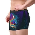 thumbnail image 4 of Bingfone Magic Mushrooms ,Fireflies Men'S Underwear - Casual Stretch Boxer Briefs-Small, 4 of 9