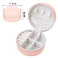 thumbnail image 1 of Small Jewellery Box Organizer Travel Leather Carry Storage Case Jewelry Boxes, 1 of 5