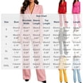 thumbnail image 3 of Gfyviroh 2 Piece Women's Elegant Suit Sets Long Sleeve Blazer Jacket and Long Pants Business Casual Set Button Front Tailored Formal Outfit, 3 of 6