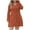 Brown, variant on Lovskoo 2024 Sweater Dress for Women Casual V-Neck Woolen Dress with Waistband Slim Large Size Dress Brown