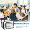 thumbnail image 3 of Dmlowu Lunch Bag 8x11" Durability Lunch Box for Women Portable Transparent Insulated Cooler Lunch Box for Home Office School Supplies, 3 of 8