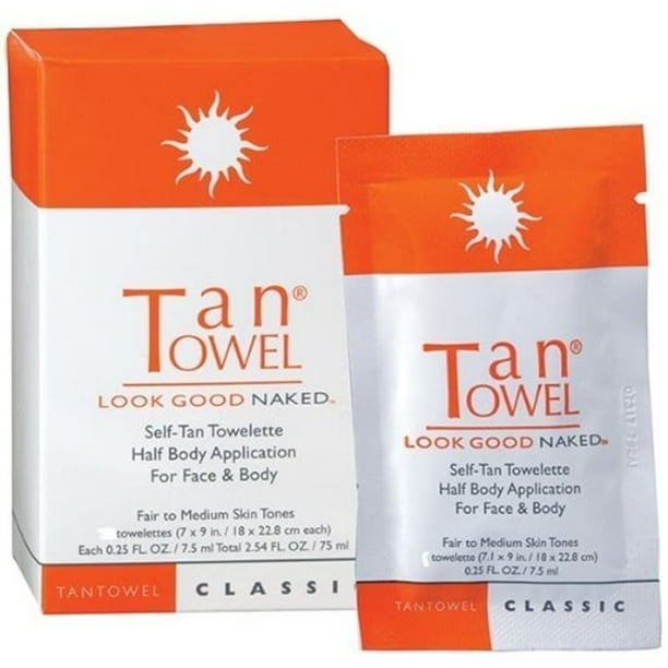 Tan Towel Tan Towel Tan Towel Self Tanner Towelette, 1 ea Walmart