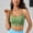 Green, variant on Women Sports Bras Thin Straps Yoga Basic Wireless Camisole Spaghetti Strap Fashion Trendy Daily Wear Bra