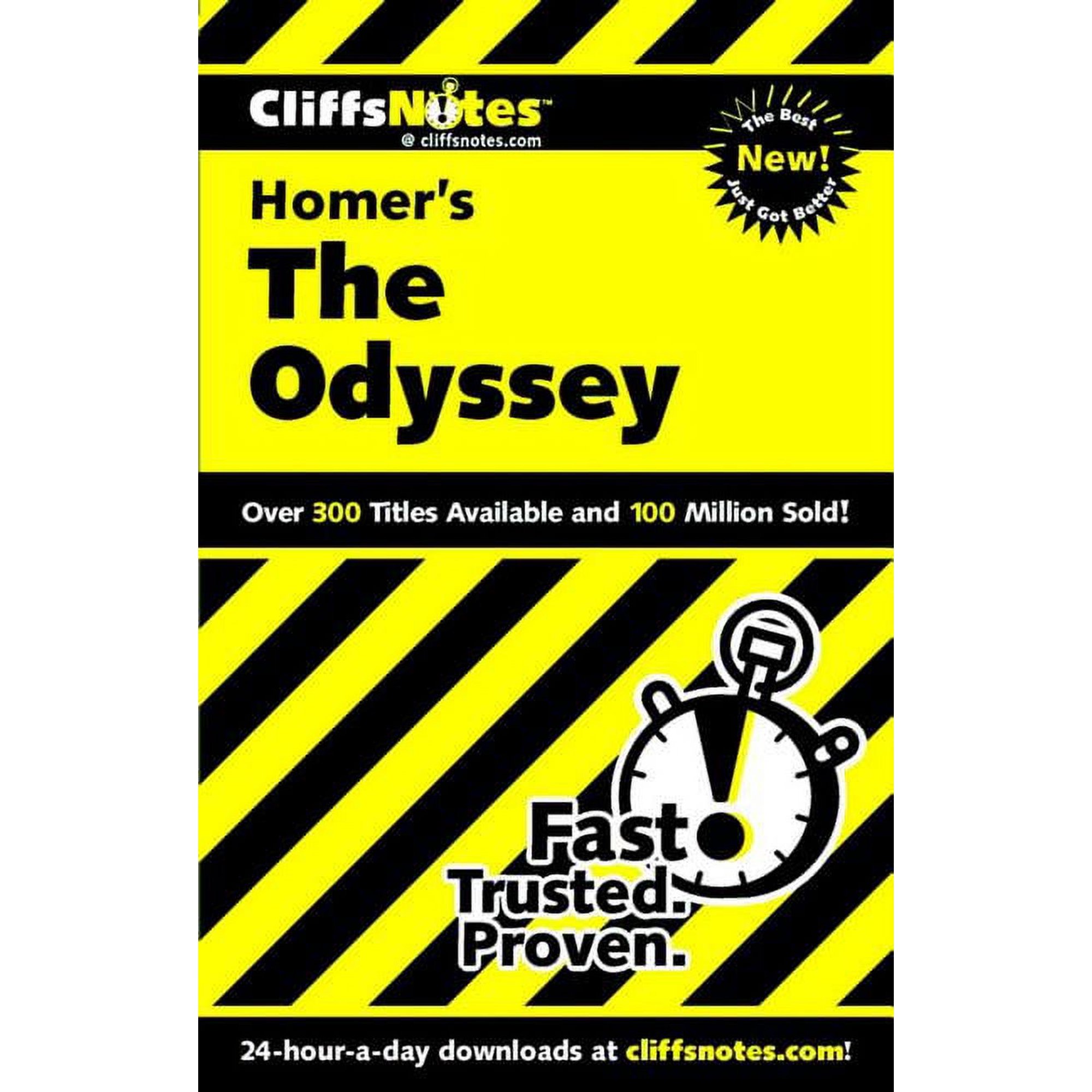 CliffsNotes on Homer's The Odyssey (Paperback)