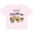 AD-Pink, variant on Merry Christmas Cute Sloth with Santa Hat and Lights Boys or Girls Toddler T-Shirt