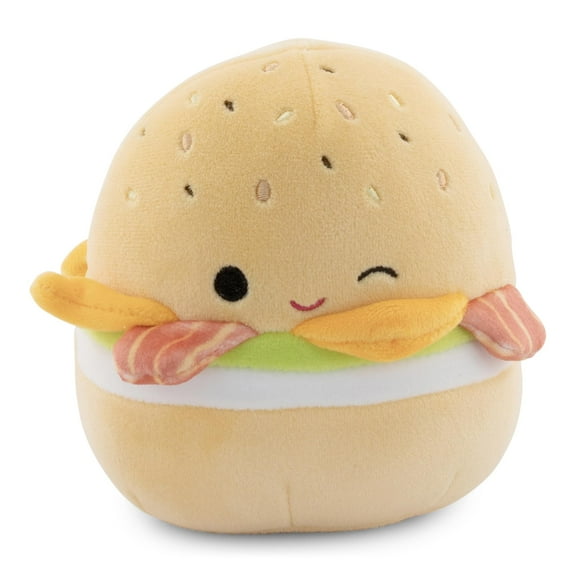 Squishmallows Kellytoy Plush Specialty Foods Geronimo as Bagel 5"