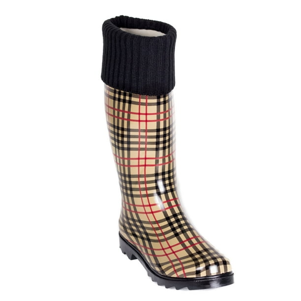Download Forever Young - Women Rain Boots, Cuff Cotton Lined ...