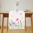 thumbnail image 3 of Luckyn Flowers Butterfly Spring Table Runner Kitchen Dining Table Decor 13x72 Inch, 3 of 7